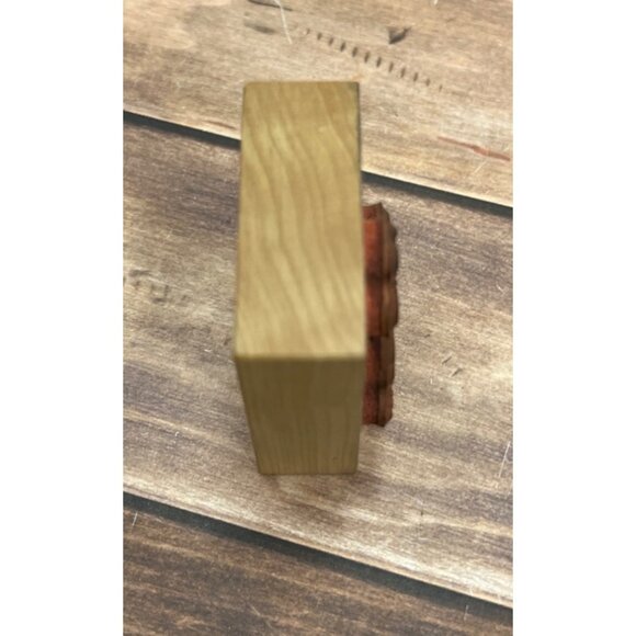 1994 PSX E-1355 HARK THE HERALD ANGELS SING WOOD MOUNTED RUBBER STAMP - Picture 4 of 5